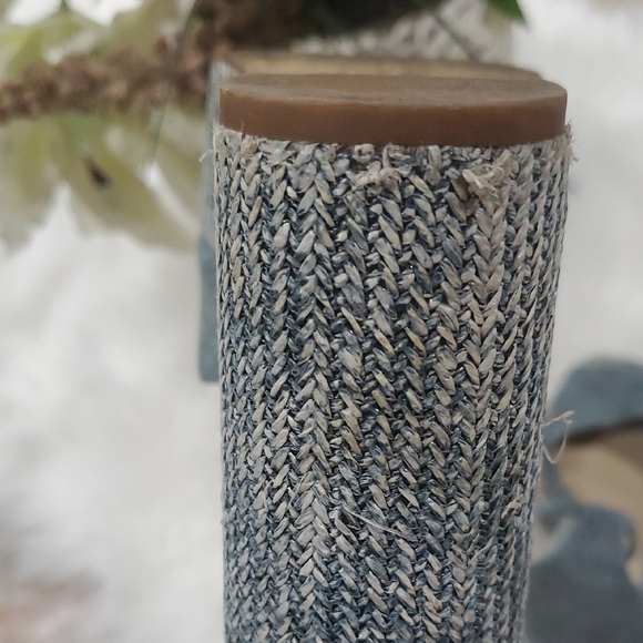 Sam Edelman Kori  Blue Denim  Platform Heel with Peep-Toe  Size 7.5 - Picture 11 of 16